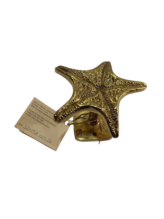 Handgefertigter Kupfer Spanischer Türknopf Coba 4885-Gold Hochglanz Maße 90 × 90 × 75 Mm