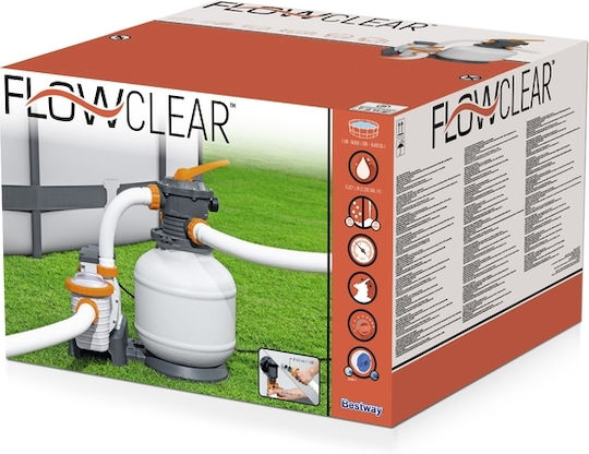 Bestway Flowclear Sand Filter Pump 8,327 L/h 2,200 gal Sand Filter 1058499xxx23