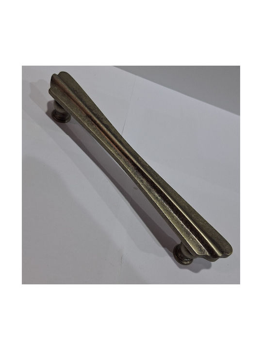 Spanish Brass Front Door Handle Mestre 9271-200-arg1 Aged Silver Size 20.0cm