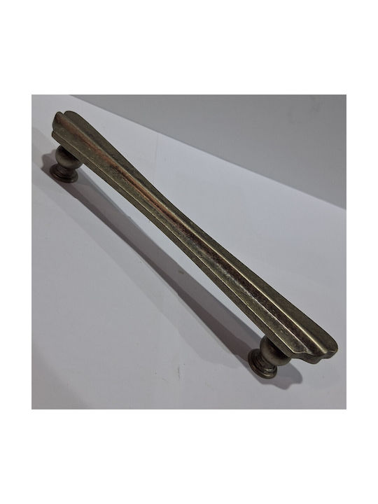 Spanish Brass Front Door Handle Mestre 9271-200-arg1 Aged Silver Size 20.0cm