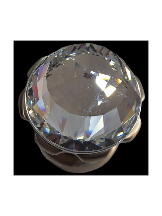 Spanish Brass Knob Mestre 4882-swa1 Swarovski Crystal