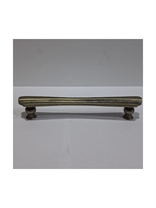 Spanish Brass Front Door Handle Mestre 9271-200-arg1 Aged Silver Size 20.0cm