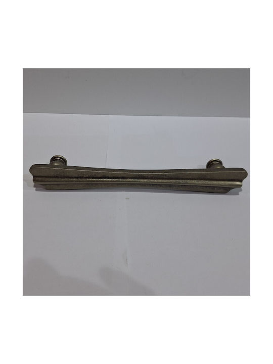 Spanish Brass Front Door Handle Mestre 9271-200-arg1 Aged Silver Size 20.0cm