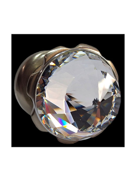 Spanish Brass Knob Mestre 4882-swa1 Swarovski Crystal