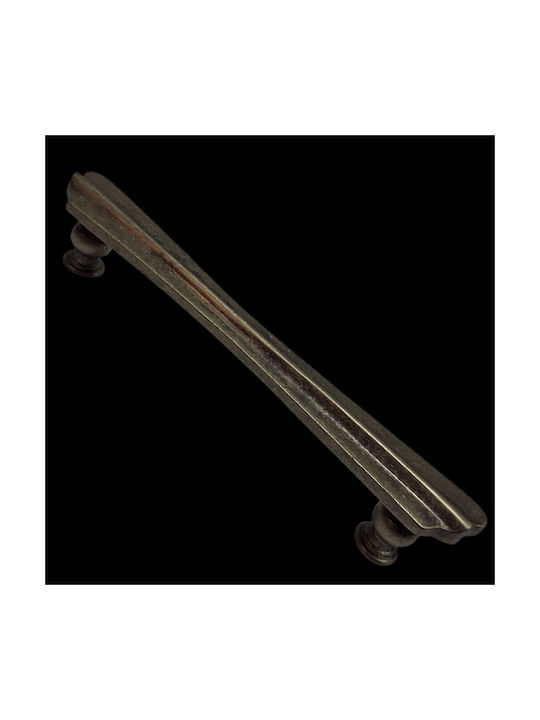 Spanish Brass Front Door Handle Mestre 9271-200-arg1 Aged Silver Size 20.0cm