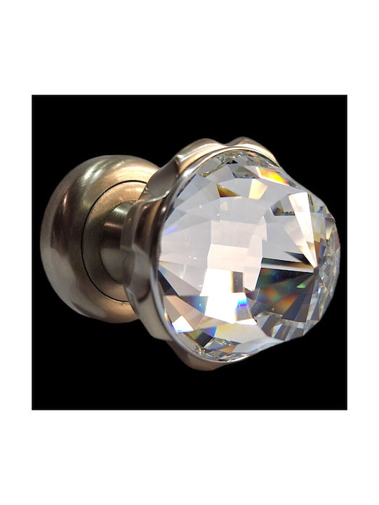 Spanish Brass Knob Mestre 4882-swa1 Swarovski Crystal