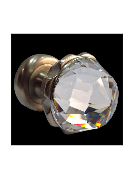 Spanish Brass Knob Mestre 4882-swa1 Swarovski Crystal