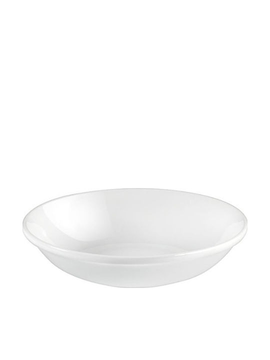 XM-Casa Plate Shallow made of Porcelain White with Diameter 23cm 6pcs