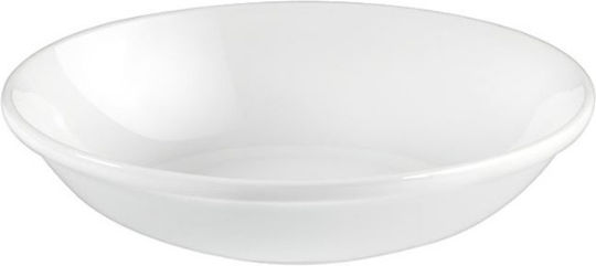 XM-Casa Plate Shallow made of Porcelain White with Diameter 23cm 6pcs