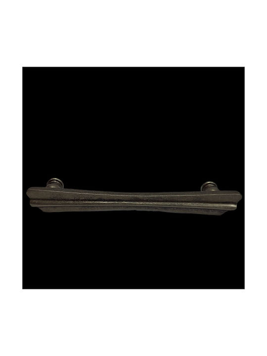 Spanish Brass Front Door Handle Mestre 9271-200-arg1 Aged Silver Size 20.0cm