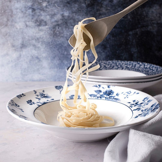 Laura Ashley Plate Pasta made of Porcelain White with Diameter 27.5cm