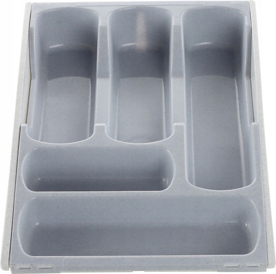 Curver Drawer Cutlery Tray LUN119 Opening Plastic 30x42x6.4cm Grey