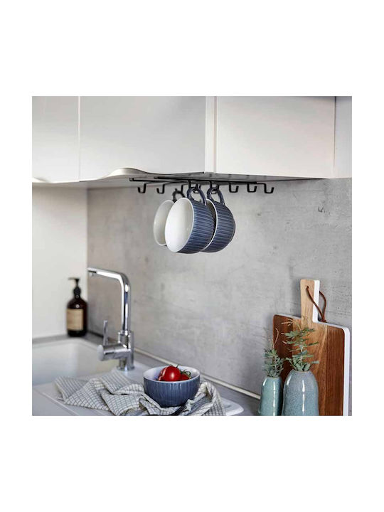 Wenko Βάση για Κούπες Klea Μεταλλική 28x22.5x5εκ. 2τμχ Μαύρη