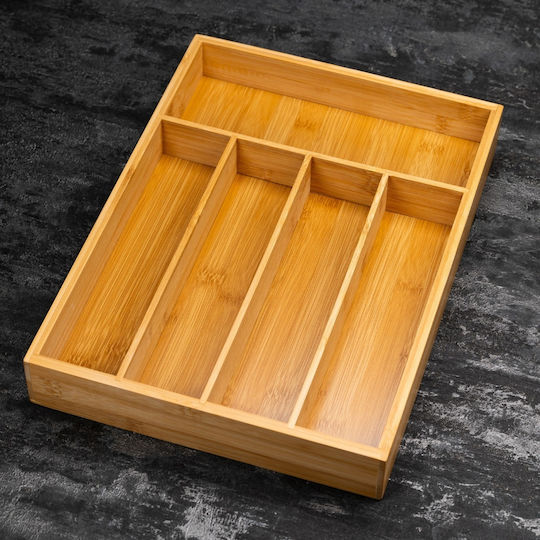 KING Hoff Wooden Drawer Cutlery Tray 35.5x26.5x5cm Beige