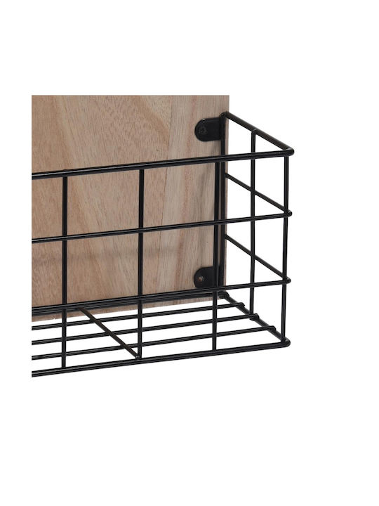 Vilde Wandmontage Holz Regal 28x9x50cm Braun