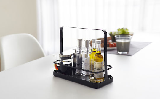 Yamazaki Tabletop Metal Base 21x18x18cm Black