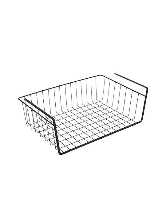 Metaltex Κρεμαστό Ράφι Lava Therm Kanguro Μεταλλικό 40x26x14εκ. Μαύρο