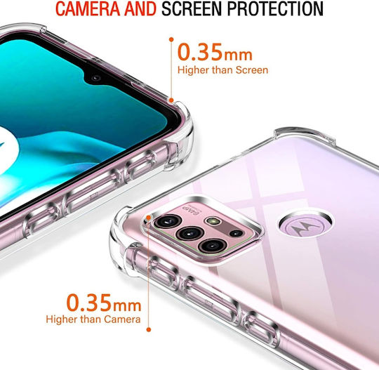 Back Cover Silicon Transparent (Moto G30Nokia G20)