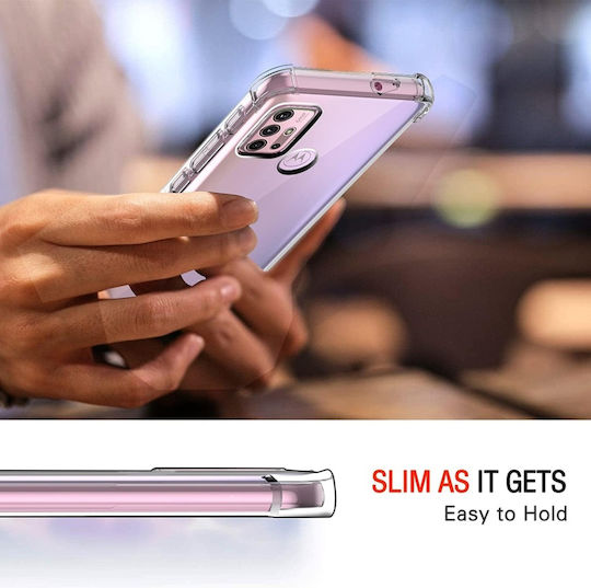 Back Cover Silicon Transparent (Moto G30Nokia G20)
