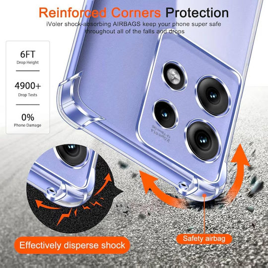 Back Cover Silicone Transparent (Motorola Edge 50)