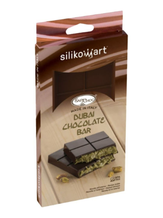 Silikomart Non-stick Silicone Baking Pan Dubai Chocolate 15.5x7.5x1.55cm