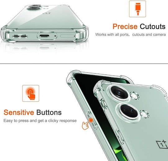 Back Cover Silicon Transparent (OnePlus Nord 3)