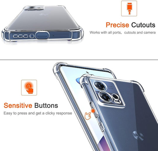 Back Cover Silicone Transparent (Motorola Edge 30 Fusion)