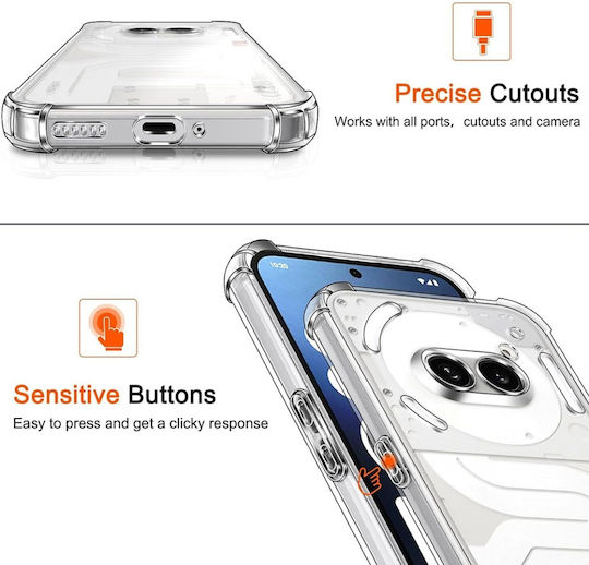 Back Cover Silicon Transparent (Nothing Phone 2a / 2a Plus)
