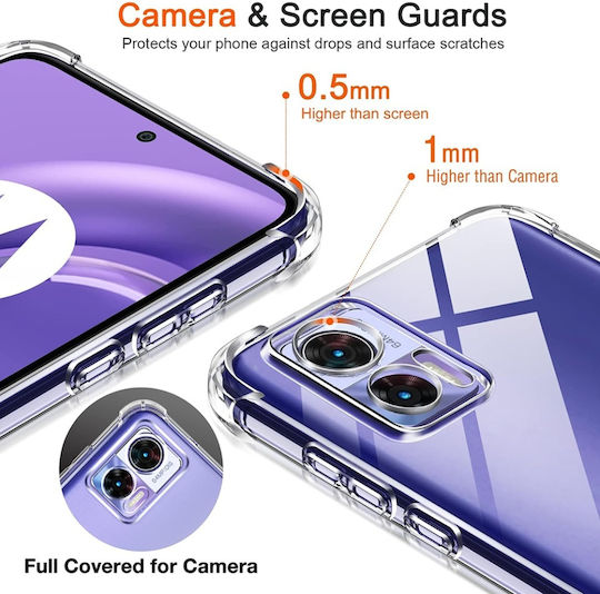 Back Cover Σιλικόνης Διάφανο (Motorola Edge 30)