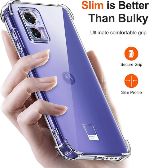 Back Cover Σιλικόνης Διάφανο (Motorola Edge 30)