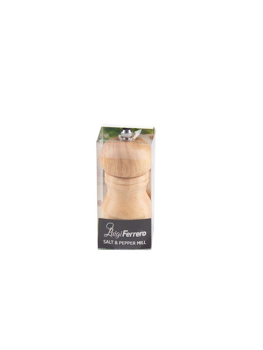 Luigi Ferrero Manual Set Spice Mills made of Wood in Brown Color 11cm 1004814 1pcs