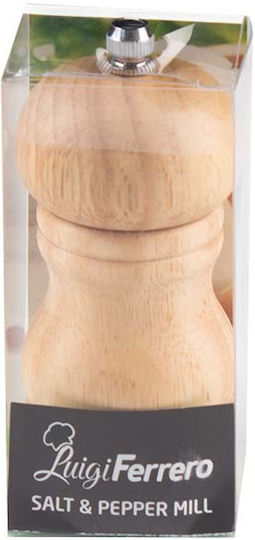 Luigi Ferrero Manual Set Spice Mills made of Wood in Brown Color 11cm 1004814 1pcs