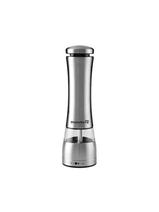 Hausberg Set Electric Râșnițe Condimente Inox în Culoare Gri 22cm 1buc