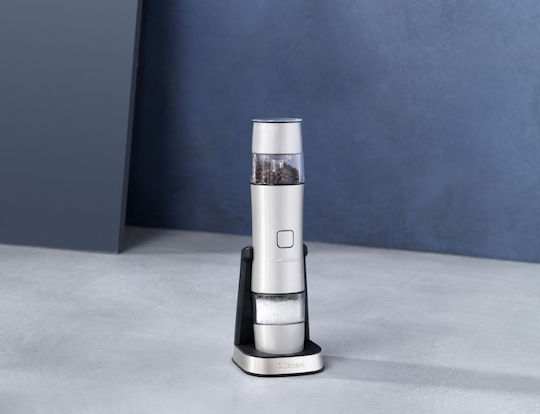 Cuisinart Χειροκίνητος Μύλος Μπαχαρικών Μεταλλικός σε Ασημί Χρώμα