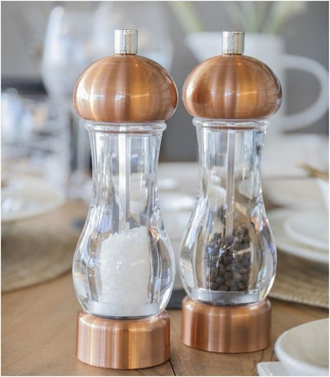 Kitchen Craft Σετ Χειροκίνητοι Μύλοι Μπαχαρικών 19cm