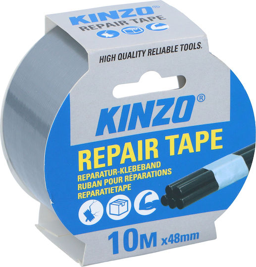 Kinzo Αυτοκόλλητη Αντιολισθητική Ταινία Γκρι 10mx48mm
