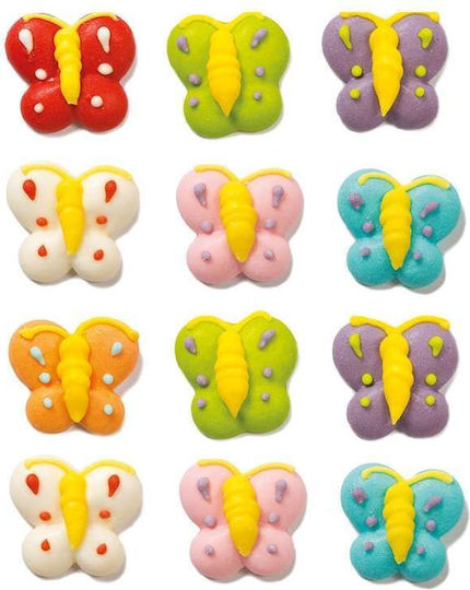 Set 12 Fluturi Comestibili Decorativi