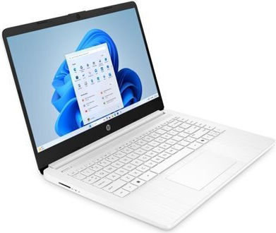 HP 14-dq3000 14" (Celeron Quad Core-N4500/4GB/64GB Flash Storage/W11 S) Snowflake White (US Keyboard)