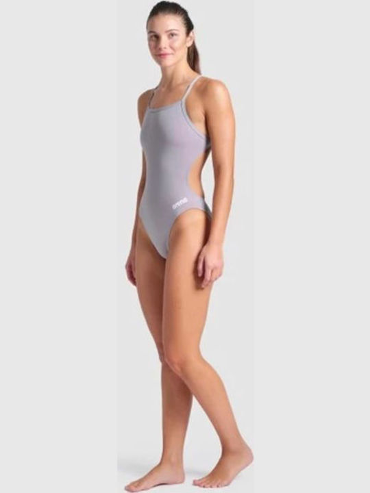 Athletic Grey Swimsuit