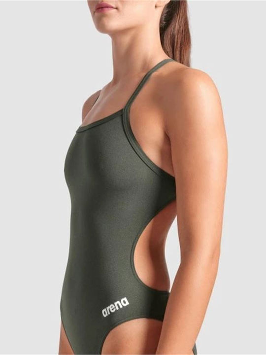 Athletic Swimsuit Khaki