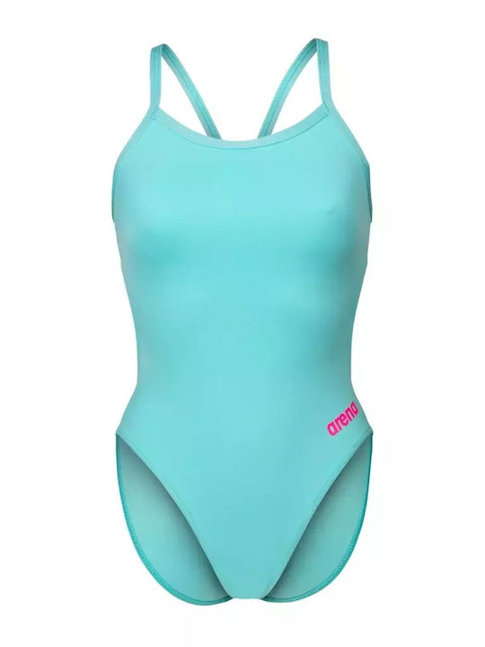 One-Piece Swimsuit Light Blue