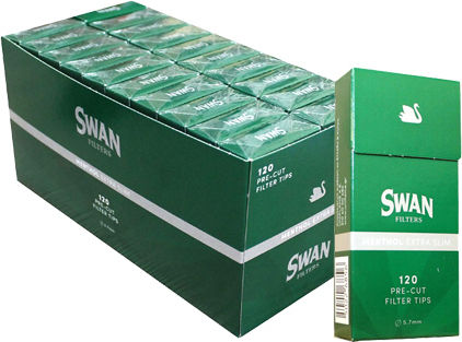 Swan Menthol Extra Slim Μέντα 120 Φιλτράκια 20τμχ