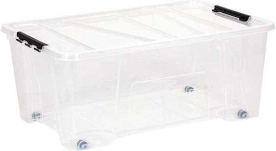 Toomax Kunststoff Aufbewahrungsbox mit Räder und Deckel 35lt