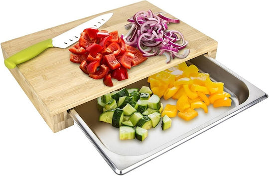 Cook Concept Επιφάνεια Κοπής Ξύλινη Καφέ
