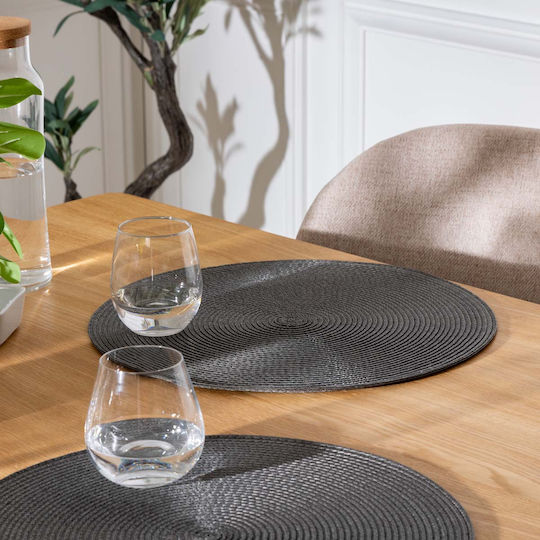 Atmosphera Round Placemat Gray 38cm