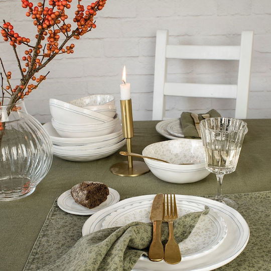 Laura Ashley Wild Clematis Placemats Tesatura Verde 48x35cm 1buc