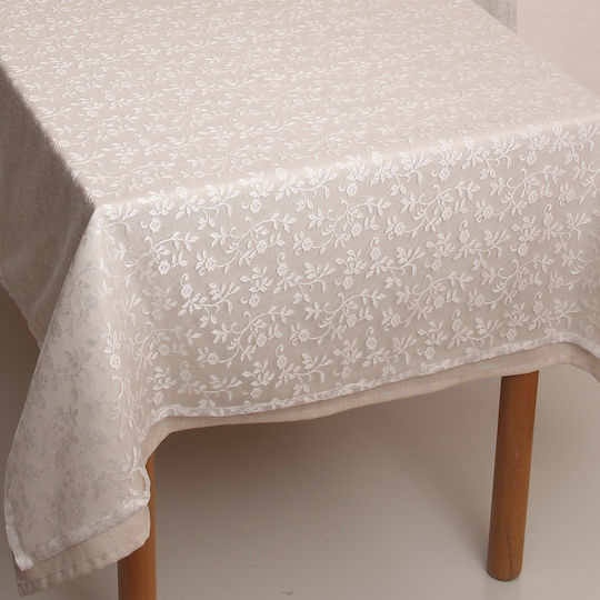 Viopros Σουπλά Υφασμάτινο Εκρού 50x38cm 4τμχ