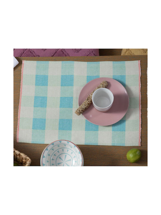 Nef-Nef Homeware Platzdeckchen Stoff Lila 48x33cm 2Stück