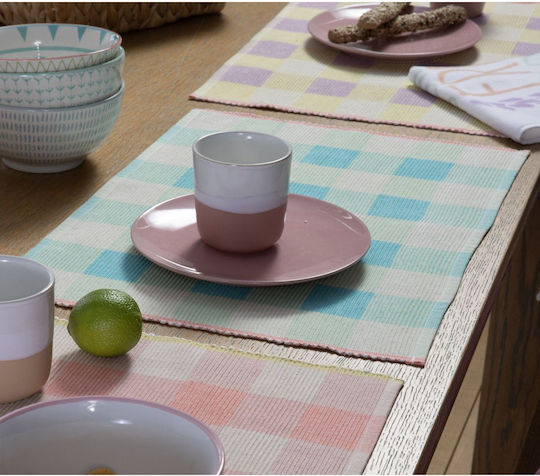 Nef-Nef Homeware Fabric Placemats Blue 48x33cm 2pcs