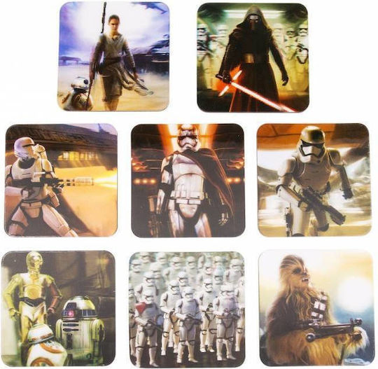 Paladone Star Wars Coaster Plastic Multicolour 4pcs Paladone Star Wars Coaster Plastic Multicolour 4pcs